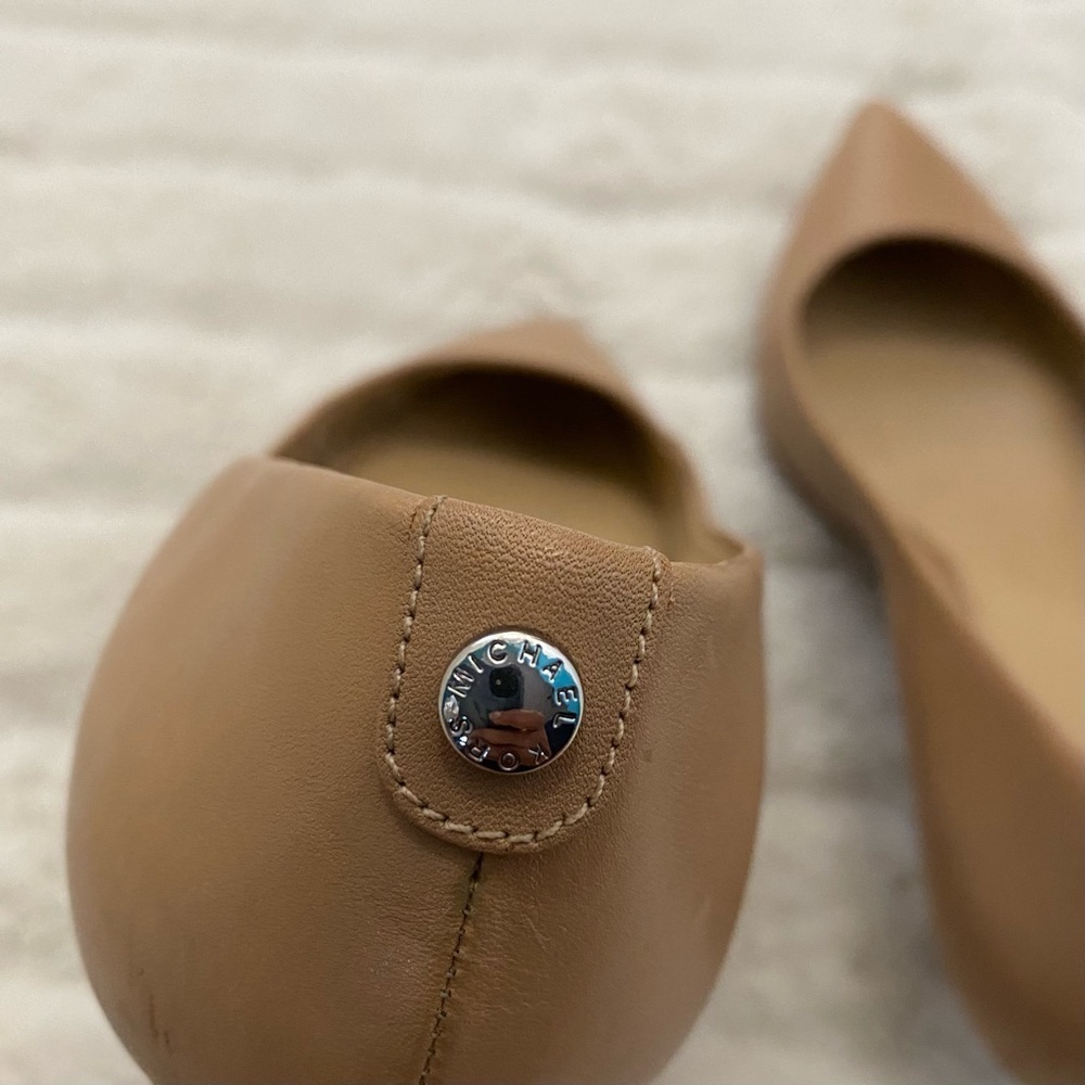 Michael Kors Tan Leather Pumps Heels Size 7 - Picture 13 of 15